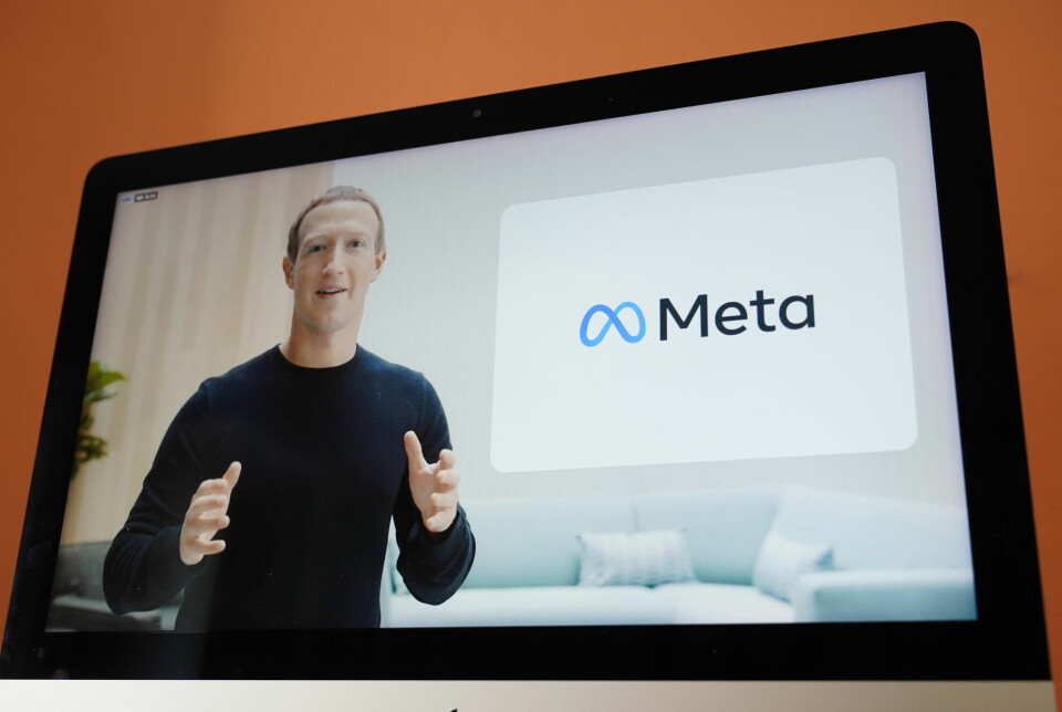Meta-sjefen Mark Zuckerberg kunngjør det nye navnet på selskapet.