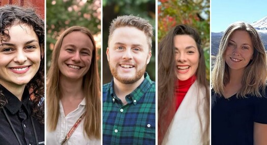 Disse er klare som praktikanter hos Nynorsk mediesenter Disse er klare som praktikanter hos Nynorsk mediesenter