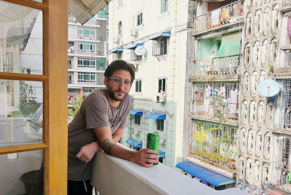 Danny Fenster fotografert i Yangon i Myanmar i 2020. Danny Fenster fotografert i Yangon i Myanmar i 2020.