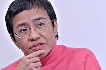 Maria Ressa må få reisetillatelse fra en filippinsk domstol for å dra til Oslo og motta fredsprisen i desember. Tillatelsen er ennå ikke avklart. Maria Ressa må få reisetillatelse fra en filippinsk domstol for å dra til Oslo og motta fredsprisen i desember. Tillatelsen er ennå ikke avklart.