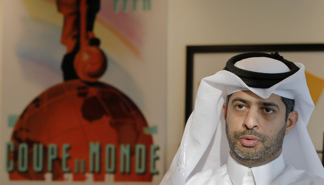Direktøren for den qatarske VM-komitéen Nasser Al Khater stilte til intervju med svenske TV 4 Fotbollskanalen, og ble spurt om NRK-journalistene som har vært pågrepet. Direktøren for den qatarske VM-komitéen Nasser Al Khater stilte til intervju med svenske TV 4 Fotbollskanalen, og ble spurt om NRK-journalistene som har vært pågrepet.