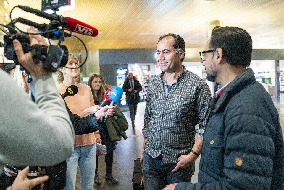 NRK-journalistene Lokman Ghorbani (bildet) og Halvor Ekeland var onsdag tilbake i Norge etter å ha blitt pågrepet på reportasjetur i Qatar
