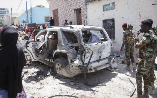 Somalisk regjerings-talsmann såret i selvmordsangrep