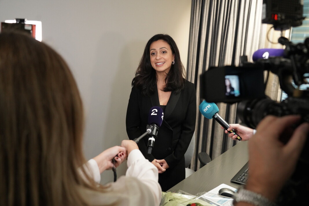 Hadia Tajik fra da hun tok over som arbeids- og inkluderingsminister. Hadia Tajik fra da hun tok over som arbeids- og inkluderingsminister.