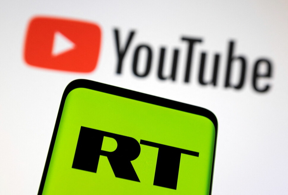 Russia Today (RT) er blant de russiske mediene som blokkeres hos YouTube i Europa.