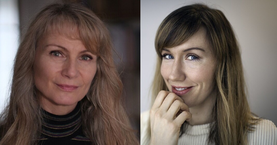 Ingunn Kyrkjebø og Anne Dorte Lunås skal jobbe med podkast i Adressa. Ingunn Kyrkjebø og Anne Dorte Lunås skal jobbe med podkast i Adressa.