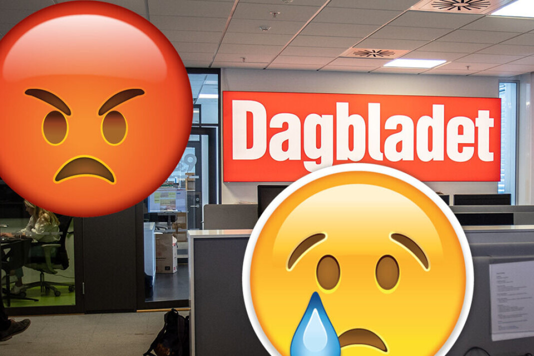 Dagbladets sorguttrykk på Facebook skaper diskusjon. Dagbladets sorguttrykk på Facebook skaper diskusjon.