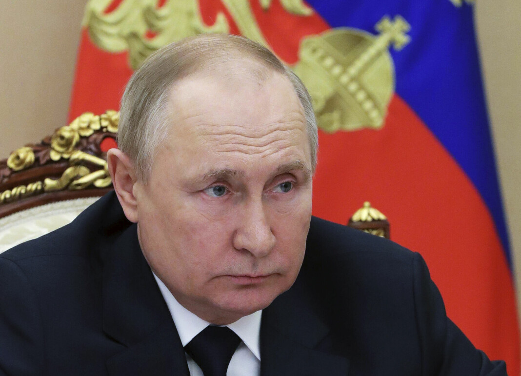 Russlands president Vladimir Putin i Moskva torsdag 10. mars.