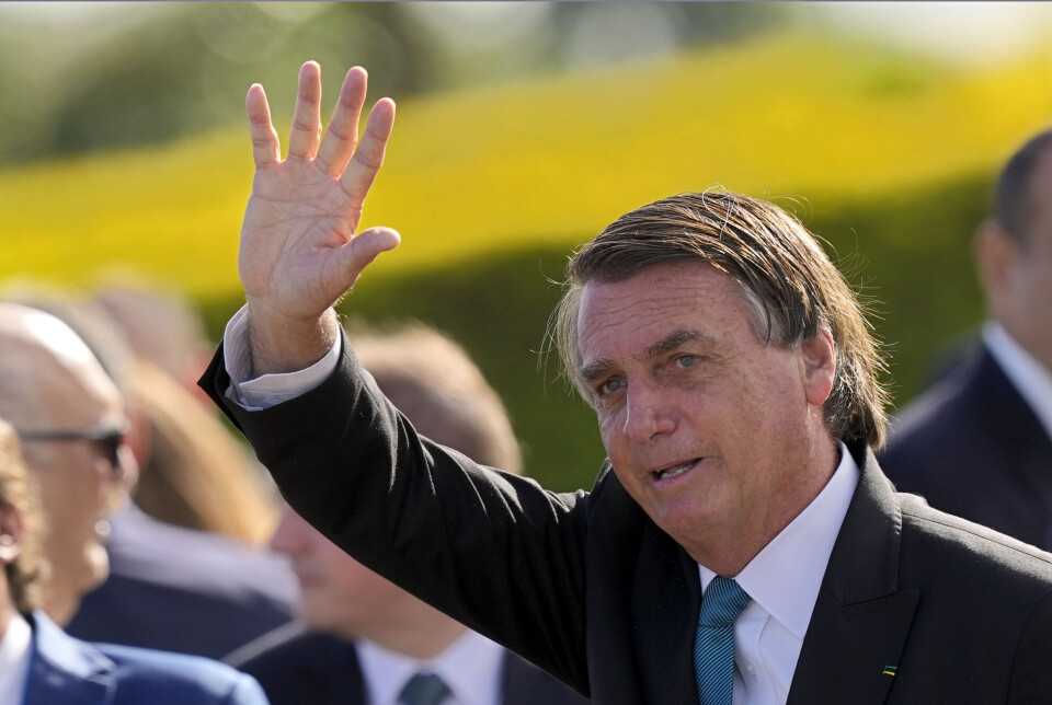 Brasils president Jair Bolsonaro har oppfordret tilhengerne til å følge ham på Telegram foran valget i oktober. Brasils president Jair Bolsonaro har oppfordret tilhengerne til å følge ham på Telegram foran valget i oktober.