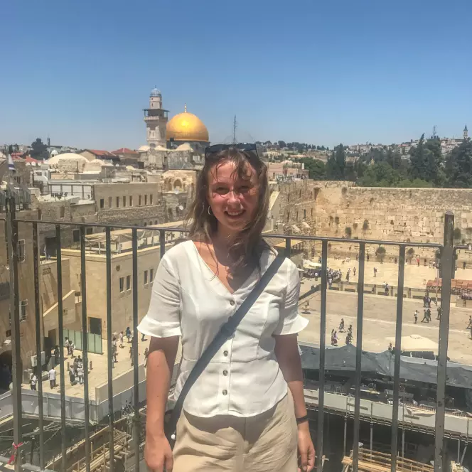 Journaliststudent Ingrid Elida Karo Johansen har reist til Israel og Palestina med stipend fra Klassekampens venner.