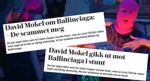 VG endret artikkel da musikk-konflikt ble avslørt som PR-stunt: – Vanskelig å sikre seg mot blank løgn VG endret artikkel da musikk-konflikt ble avslørt som PR-stunt: – Vanskelig å sikre seg mot blank løgn