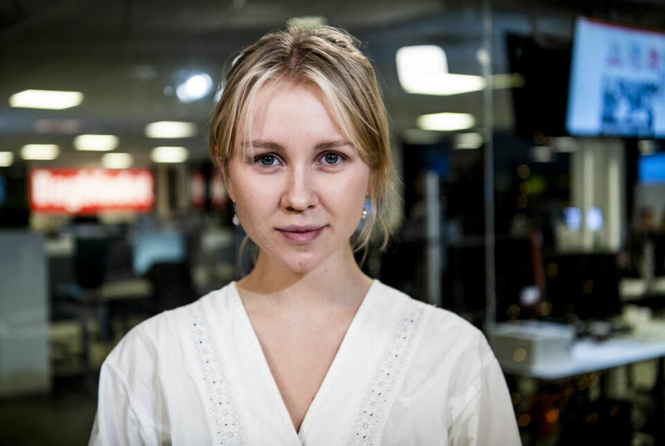 Agusta Magnusdottir kom til Dagbladet TV i praksis fra Oslo Met høsten 2020.