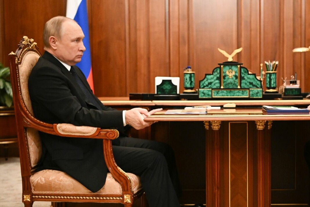 President Vladimir Putin fotografert 21. april i år.
