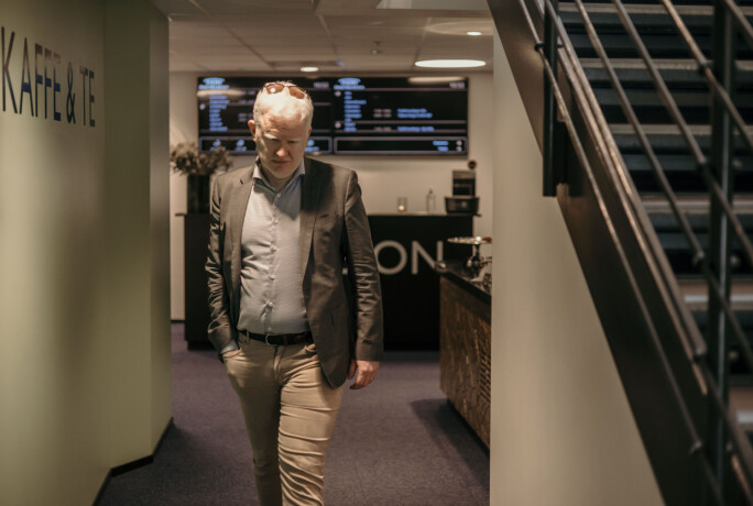 NJ-leder Dag Idar Tryggestad fotografert rett før forhandlingene startet fredag. NJ-leder Dag Idar Tryggestad fotografert rett før forhandlingene startet fredag.