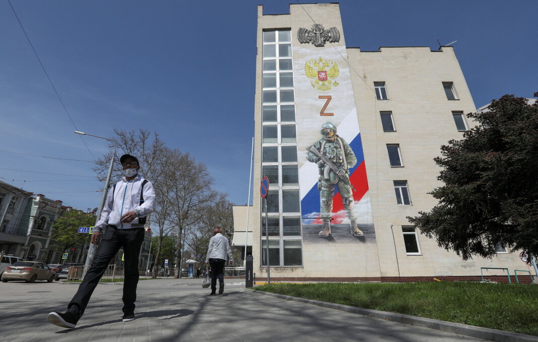 En journalist har vært savnet fra Krim-halvøya siden 29. april. Bildet er fra byen Simferopol i april. En journalist har vært savnet fra Krim-halvøya siden 29. april. Bildet er fra byen Simferopol i april.