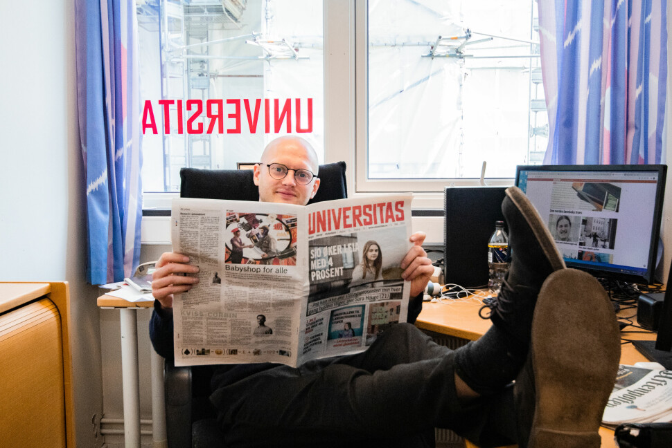 Endre Ugelstad Aas er ansvarlig redaktør for studentavisa i Oslo, Universitas.