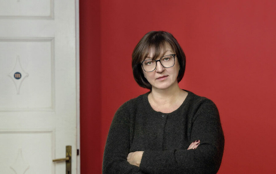 Galina Timchenko er ansvarlig utgiver for den uavhengige, russiske nettavisen Meduza. Galina Timchenko er ansvarlig utgiver for den uavhengige, russiske nettavisen Meduza.