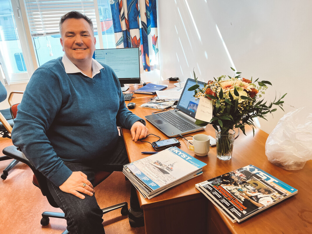 Rune Kristian Ellingsen, her på plass på kontoret til Kystmagasinet i Bergen. Rune Kristian Ellingsen, her på plass på kontoret til Kystmagasinet i Bergen.
