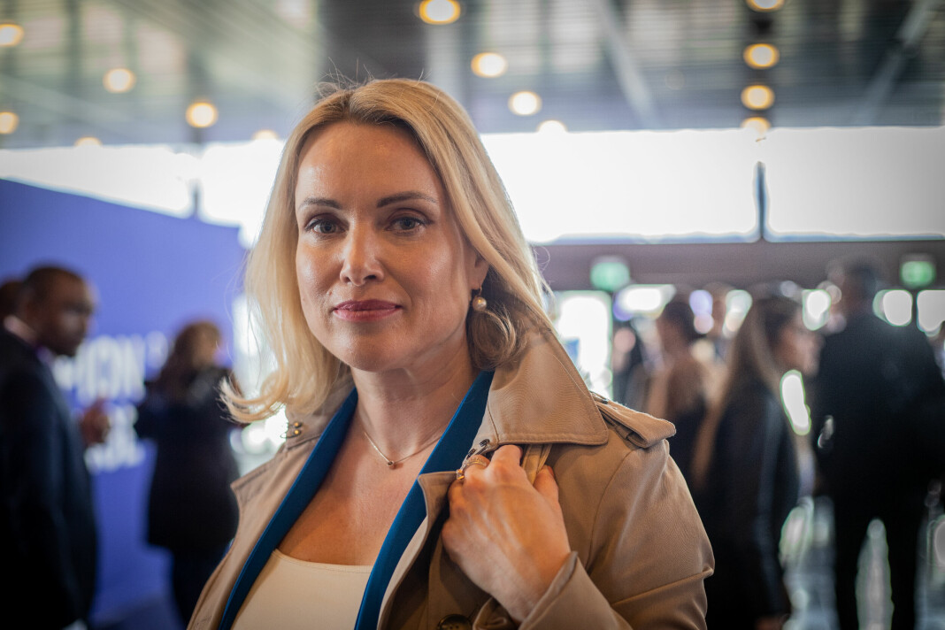 Marina Ovsjannikova mottok pris under Oslo Freedom Forum.