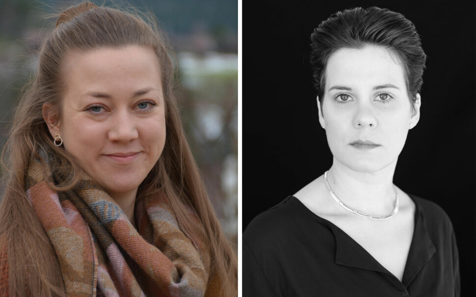 Lena Caroline Stordalen (t.v.) er ny religionsjournalist, og Sigrid Rege Gårdvoll er ny debattjournalist i Vårt Land.