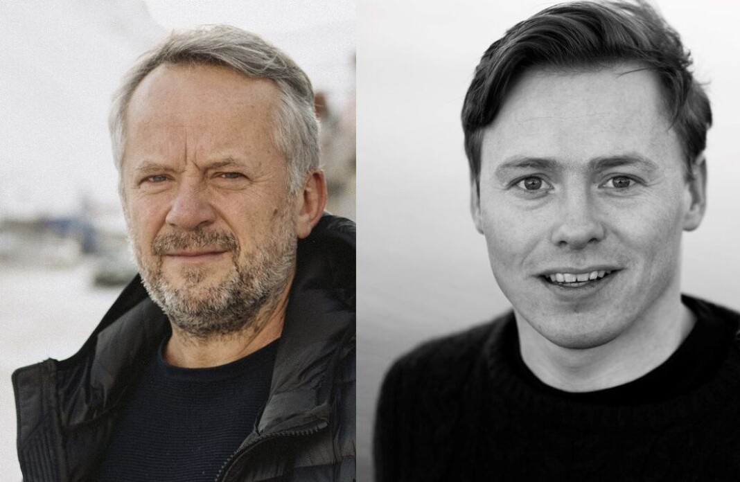 Børre Haugli (t.v.) og Einar Lohne Bjøru går til Dagsavisen. Børre Haugli (t.v.) og Einar Lohne Bjøru går til Dagsavisen.