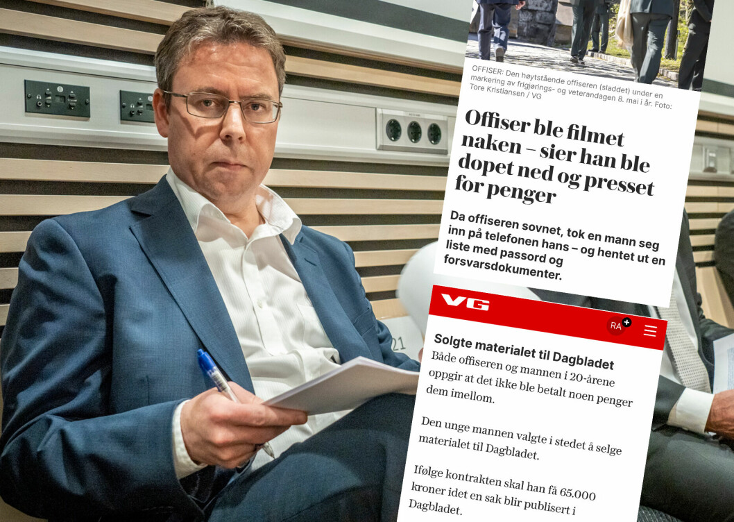 – Jeg kan ikke kommentere eventuelt upublisert materiale, og heller ikke eventuelle arbeidsprosesser i saken VG beskriver, sier nyhetsredaktør Frode Hansen i Dagbladet.