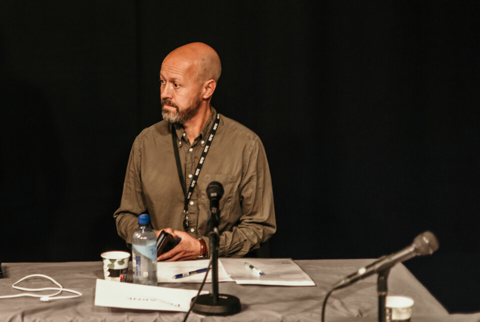 Etikkredaktør Per Arne Kalbakk fotografert under et møte i Kringkastingsrådet.