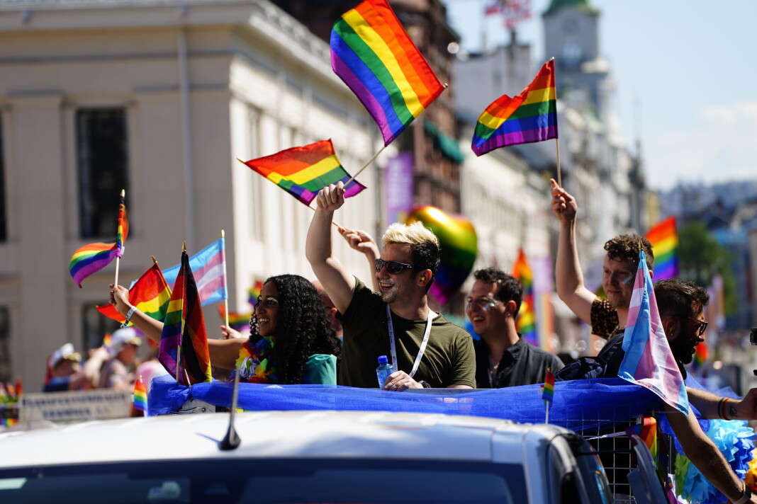 Ingen enkeltorganisasjon eig verken Pride-markeringa eller regnbogeflagget aleine, skriv Espen Moe Breivik. Bildet er fra Pride-paraden i Oslo i 2021. Ingen enkeltorganisasjon eig verken Pride-markeringa eller regnbogeflagget aleine, skriv Espen Moe Breivik. Bildet er fra Pride-paraden i Oslo i 2021.