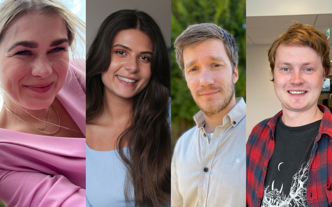 F.v.: Pia Charlotte Fredriksen og Anne-Sophie Amalie Rex Dorgelo har fått fast jobb som journalist i Romerikes Blad. Tarjei Berg og Johannes Hellstrand Frøshaug er ansatt som vikarer. F.v.: Pia Charlotte Fredriksen og Anne-Sophie Amalie Rex Dorgelo har fått fast jobb som journalist i Romerikes Blad. Tarjei Berg og Johannes Hellstrand Frøshaug er ansatt som vikarer.