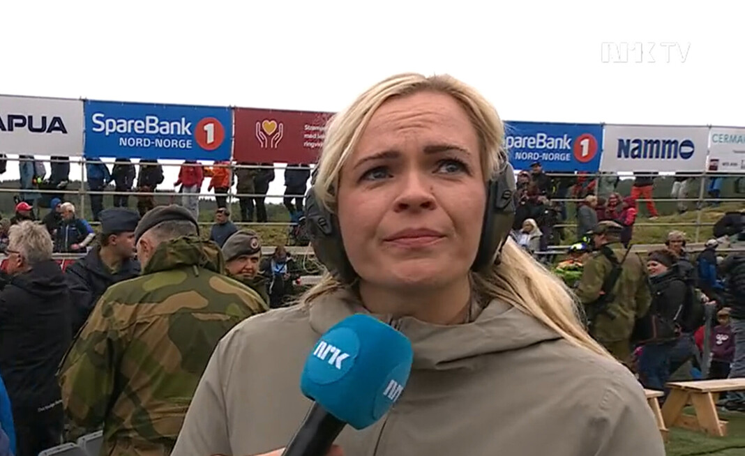 Carina Olset ble overrasket med kavalkade over sine år i NRK. Carina Olset ble overrasket med kavalkade over sine år i NRK.