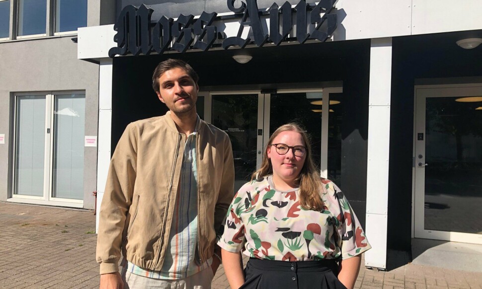 Shawn Herheim og Marianne Lunheim er nyansatt i Moss Avis
