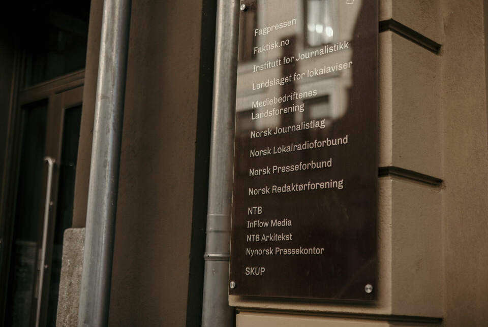 NTB legger ned flere avdelinger. Nyhetsbyrået holder til i Pressens hus i Oslo.