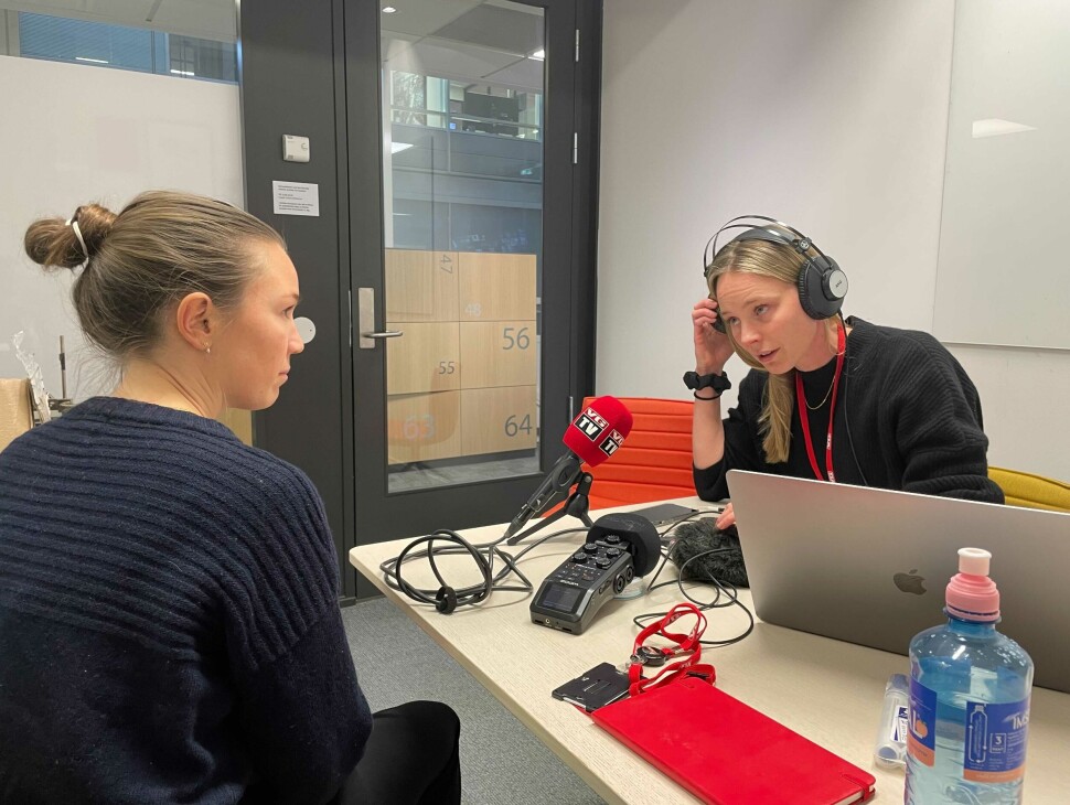 Natalie Remøe Hansen (t.v.) og Ida Thune Øritsland har laget den nye podkastdokumentaren til Krimpodden. Natalie Remøe Hansen (t.v.) og Ida Thune Øritsland har laget den nye podkastdokumentaren til Krimpodden.