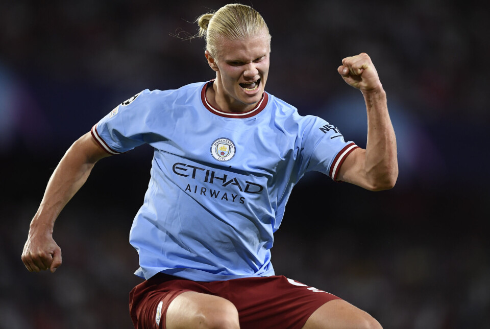 Erling Braut Haaland har stor nyhetsinteresse i Norge. Viaplay mener TV 2 utnytter nyhetsretten når de viser klipp fra Premier League. Erling Braut Haaland har stor nyhetsinteresse i Norge. Viaplay mener TV 2 utnytter nyhetsretten når de viser klipp fra Premier League.