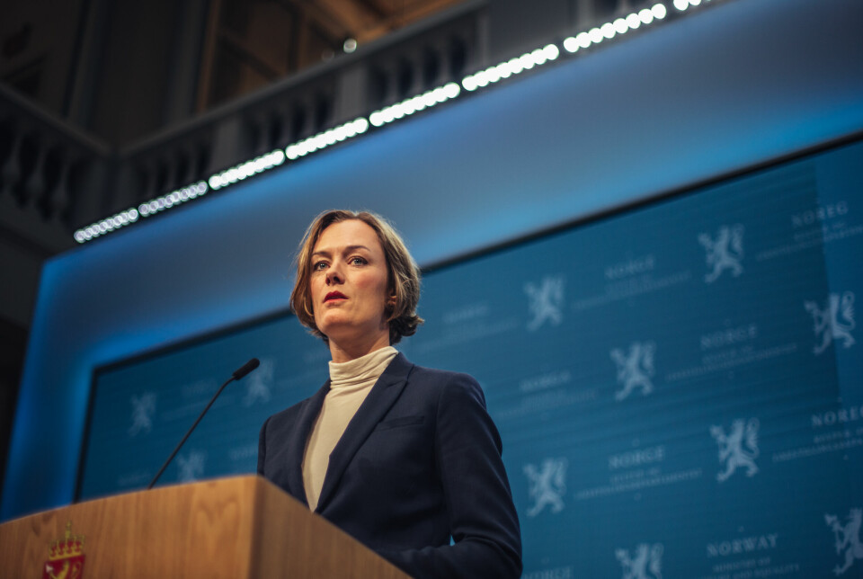 Kultur- og likestillingsminister Anette Trettebergstuen legger fram kulturbudsjettet for 2023.