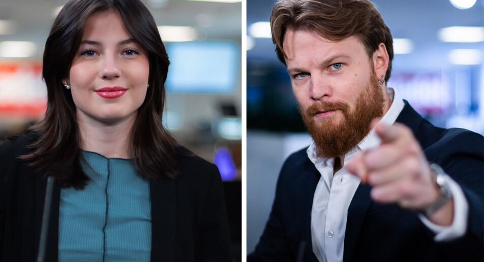 Anabelle Bruun og Magnus Bjørnstad Paus er ansatt som videojournalister i Dagbladet TV