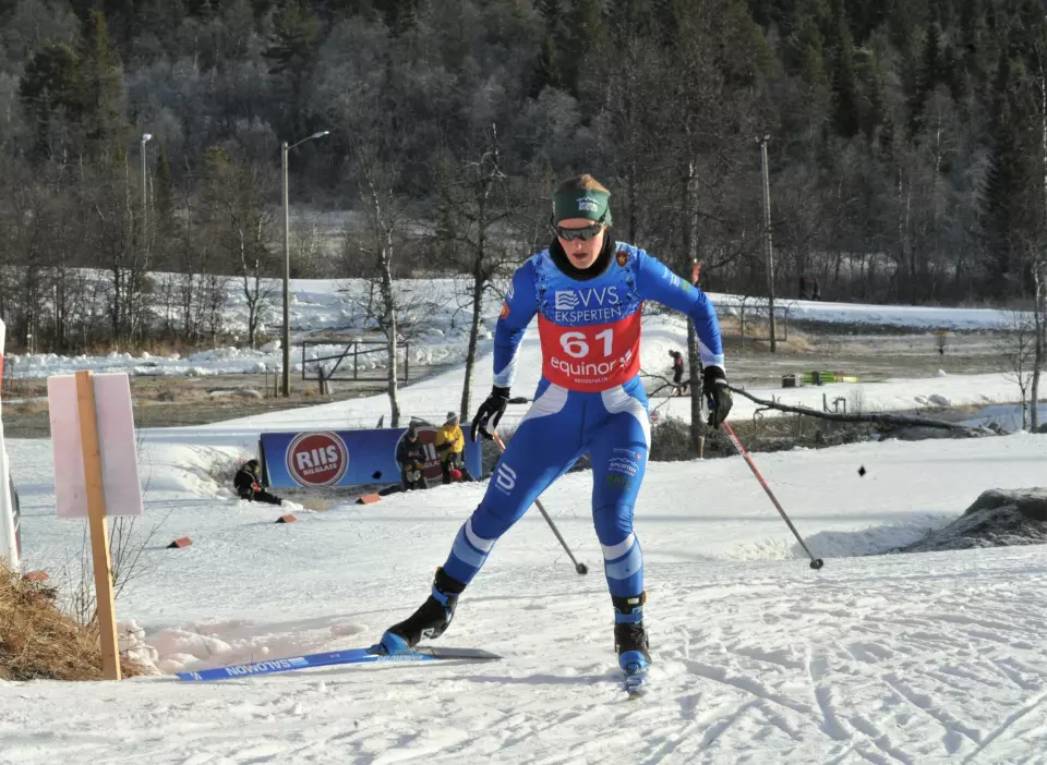 Amedia har skaffet seg rettighetene sin å sende norgescup i langrenn denne sesongen. Bildet viser Maren Wangensteen fra Øystre Slidre på Beitostølen sist helg.