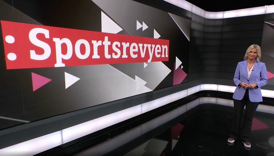 NRK legger ned Sportsrevyen. Her fra en sending ledet av Marianne Kvamme Amengual.
