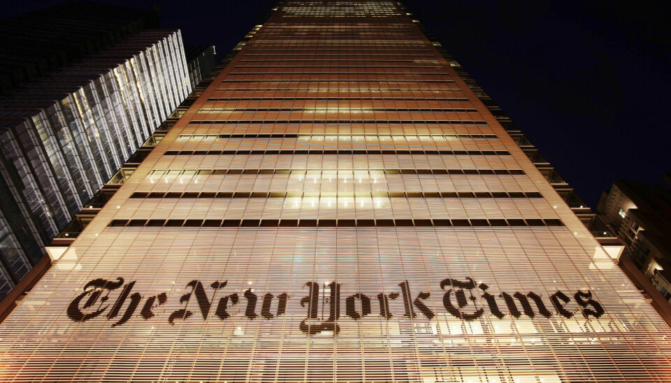 Ansatte i New York Times streiker for bedre lønn.