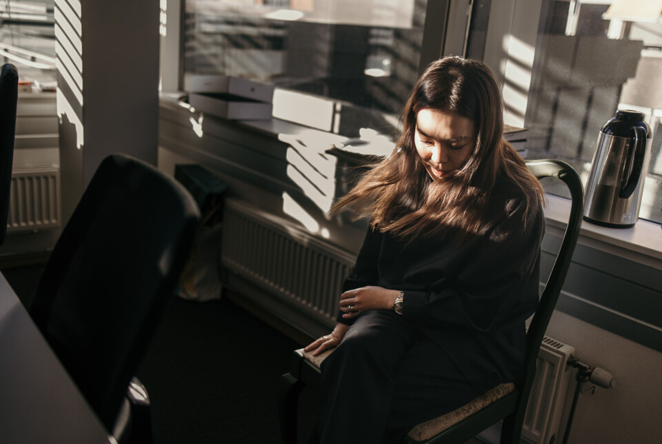 Ansvarlig redaktør Sun Heidi Sæbø sier at Morgenbladet ikke har noen planer om å bli heldigitale. Ansvarlig redaktør Sun Heidi Sæbø sier at Morgenbladet ikke har noen planer om å bli heldigitale.