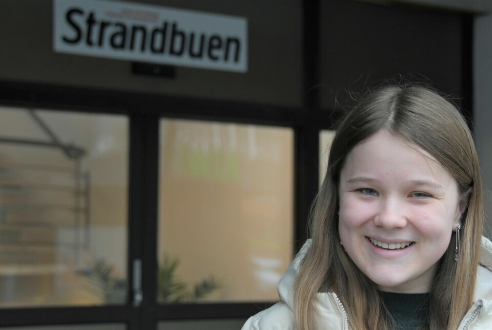 Under arbeidsuka på ungdomsskolen ønsket Vasylisa Babkina seg til journalistikken og lokalavisa Strandbuen.