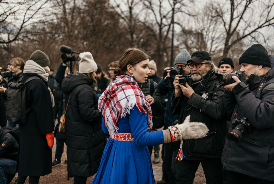 Ella Marie Hætta Isaksen var en av kvinnene som ble intervjuet av norske aviser i forrige uke. Ella Marie Hætta Isaksen var en av kvinnene som ble intervjuet av norske aviser i forrige uke.