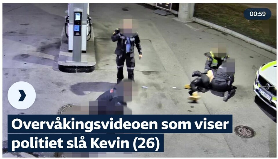 NRK la først på musikk på overvåkingsvideoen fra Kongsberg, men fjernet senere musikken.