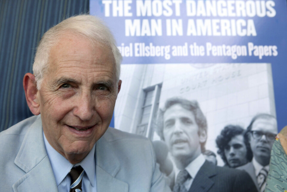 Daniel Ellsberg, som lekket de såkalte Pentagon Papers, om USAs krigføring i Vietnam, døde fredag 92 å gammel.