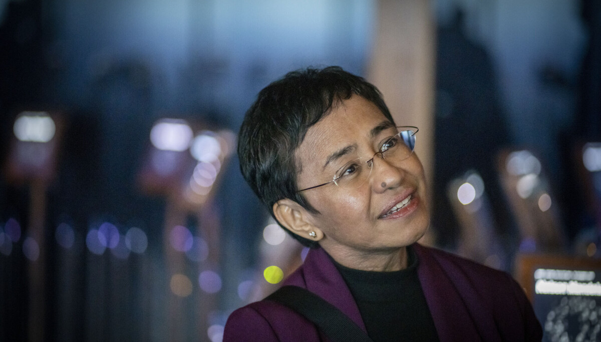 Maria Ressa Talking Maria Ressa inn i internasjonal komité for KI i mediene