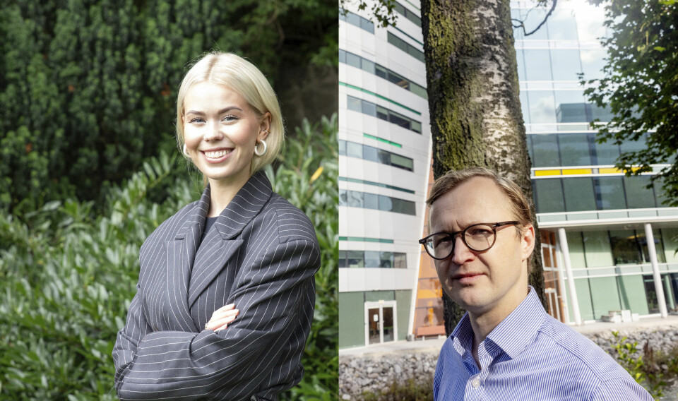 Sara Sofie Tallaksen og Kimmo Risbakken har jobbet som vikarer i Dagens Næringsliv.