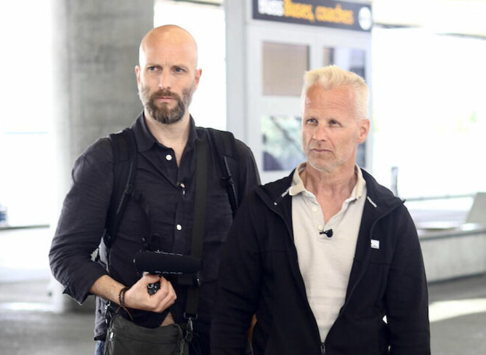 Helge Moldver og Stein Morten Lier utgjør to tredeler av Avhørt-redaksjonen.