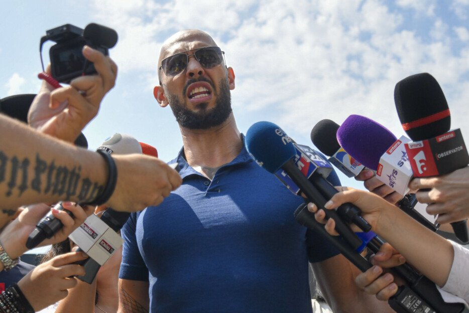 BBC-journalist hevder å ha bevis for minst 45 potensielle Andrew Tate-ofre