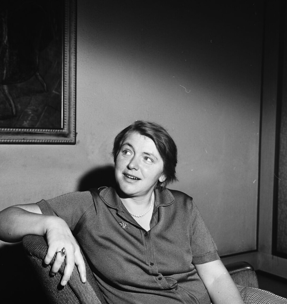 Gidske Anderson ble NRKs første kvinnelige utenfrikskorrespondent.