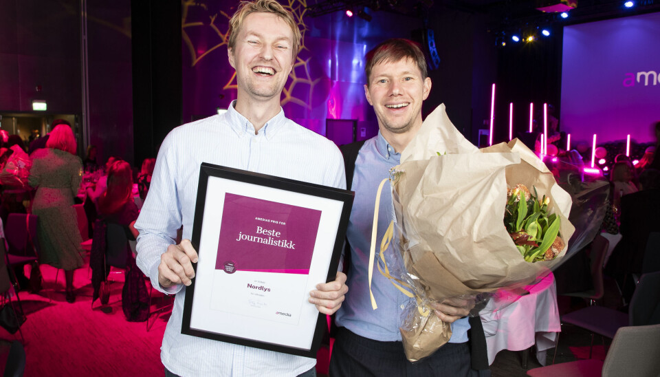 Nordlys vant Amedia-pris for Beste journalistikk.